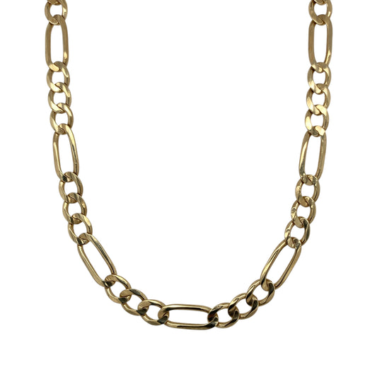 9ct Gold 18" Figaro Chain