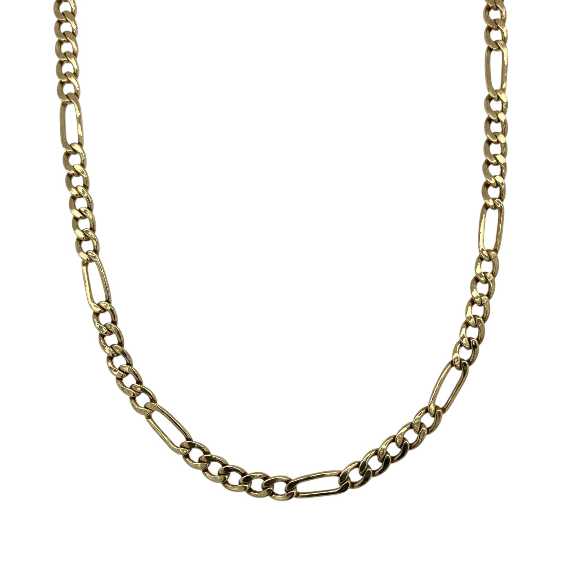 9ct Gold 20" Figaro Chain