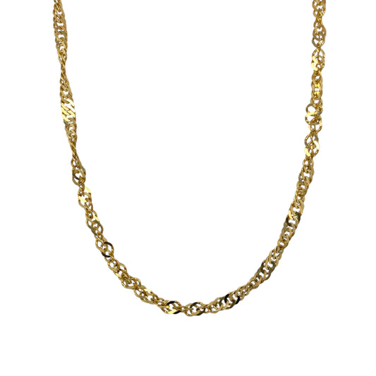 9ct Gold 30" Singapore Chain
