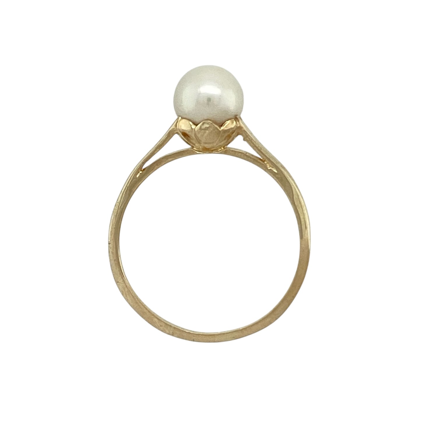 9ct Gold & Pearl Set Ring
