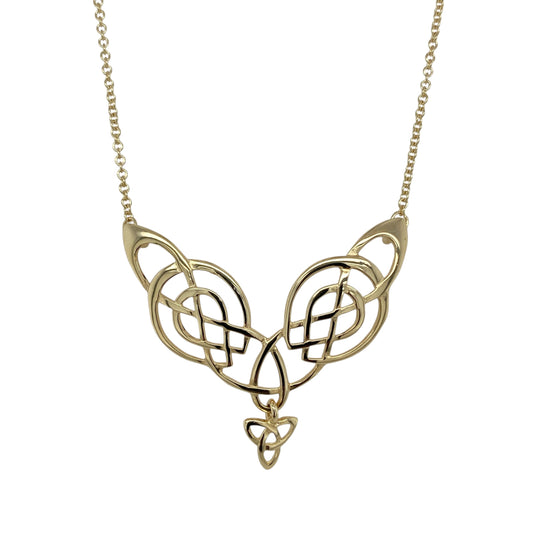 9ct Gold Celtic Knot Style 16" Necklace