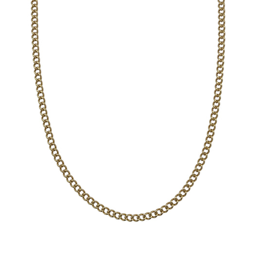 9ct Gold 16" Curb Chain