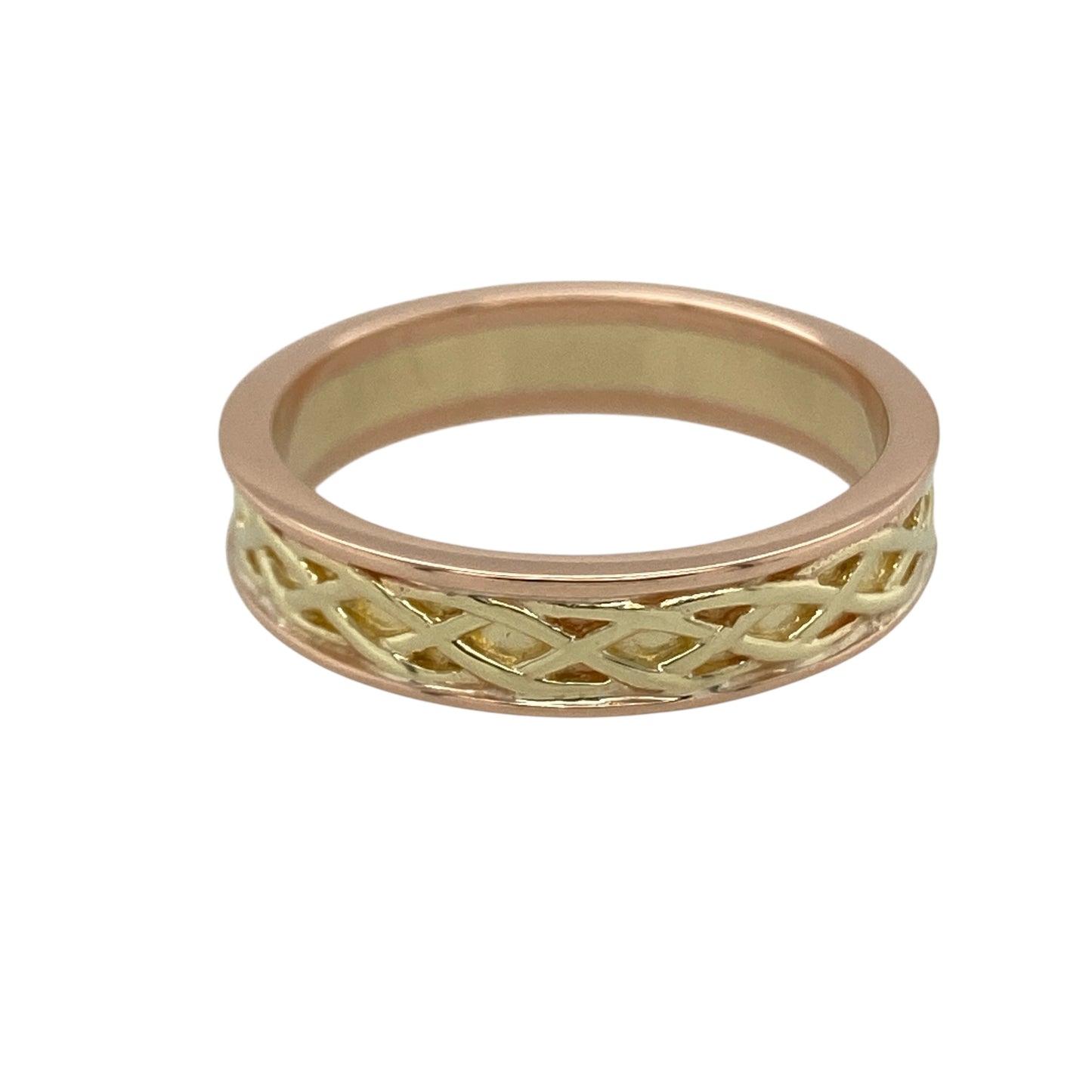 9ct Gold Clogau Celtic Weave Band Ring