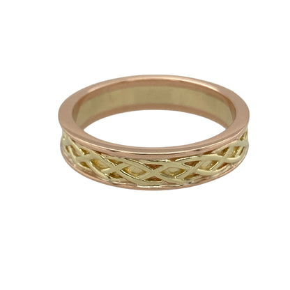 9ct Gold Clogau Celtic Weave Band Ring