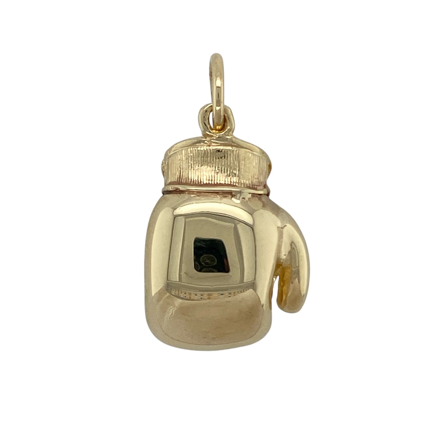 Make a bold and distinctive addition to your jewellery collection with this pre-owned 9ct yellow gold boxing glove pendant, featuring a detailed sporting design—perfect for boxing enthusiasts or as a unique statement piece.

Design: The pendant is shaped as a classic boxing glove with smooth contours and defined detailing, creating a striking and recognisable design. The hollow interior allows for a larger presence while keeping the pendant comfortable to wear.