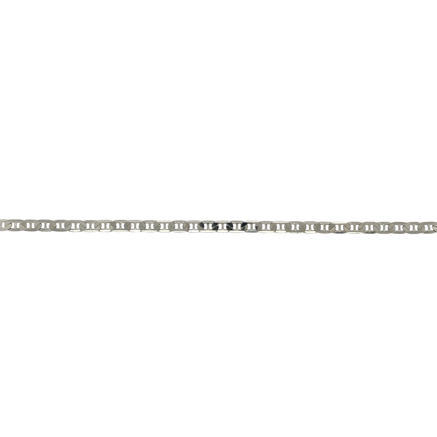 9ct White Gold 20" Anchor Chain