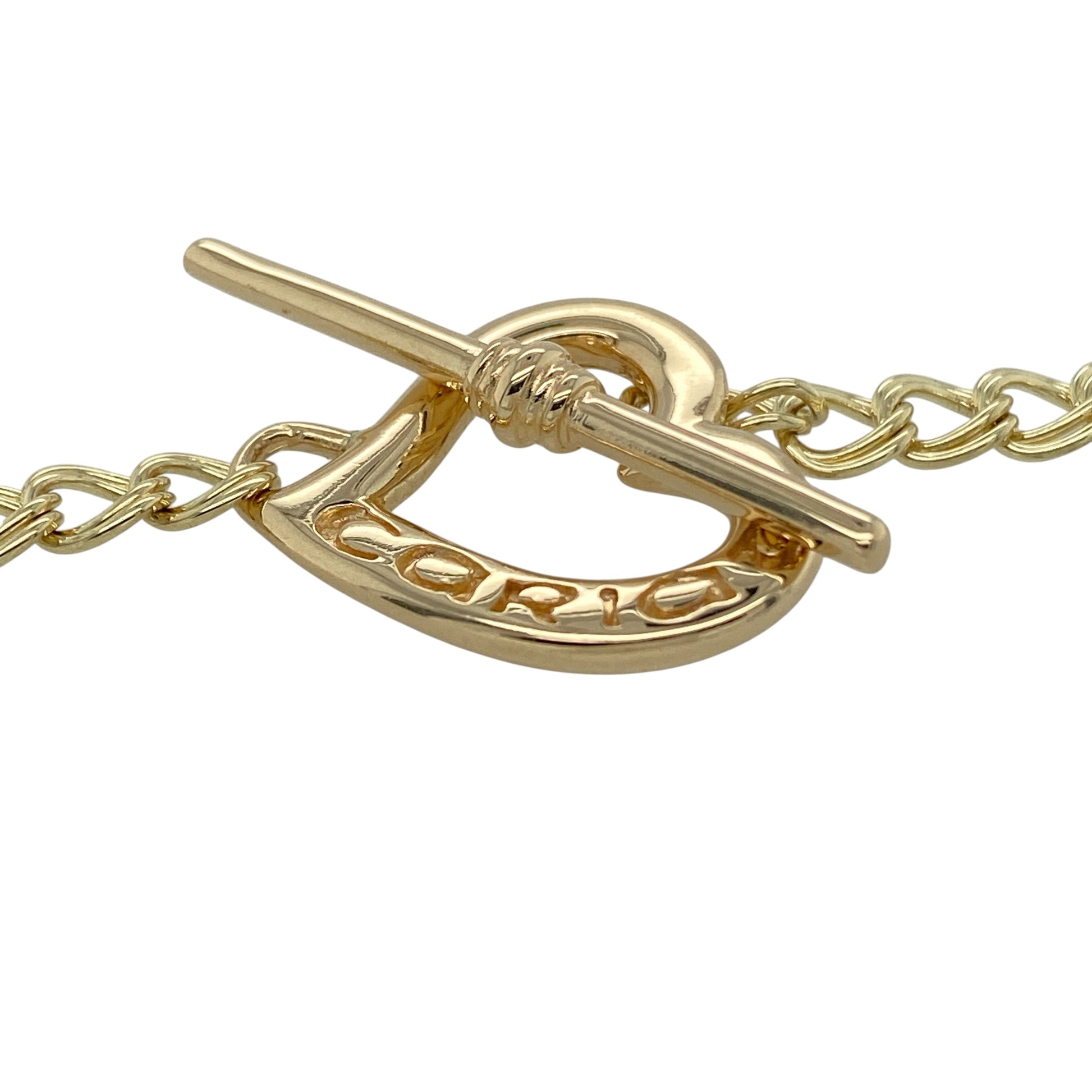 Add a meaningful and elegant piece to your jewellery collection with this pre-owned 9ct yellow gold Clogau Cariad heart T-bar bracelet, featuring a beautifully symbolic design inspired by Welsh heritage—perfect as a thoughtful gift or timeless everyday accessory.

Design: The bracelet features the iconic Cariad heart clasp measuring approximately 17mm by 17mm, paired with a classic T-bar fastening.