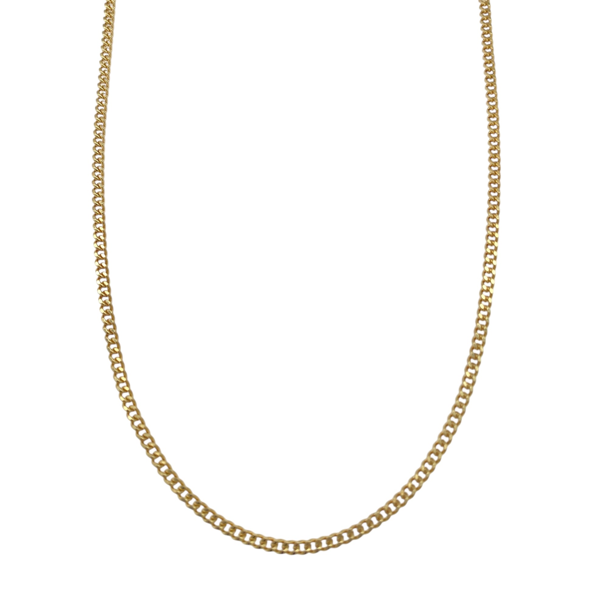 9ct Gold 16" Curb Chain