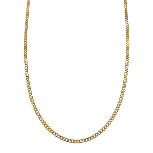 9ct Gold 16" Curb Chain