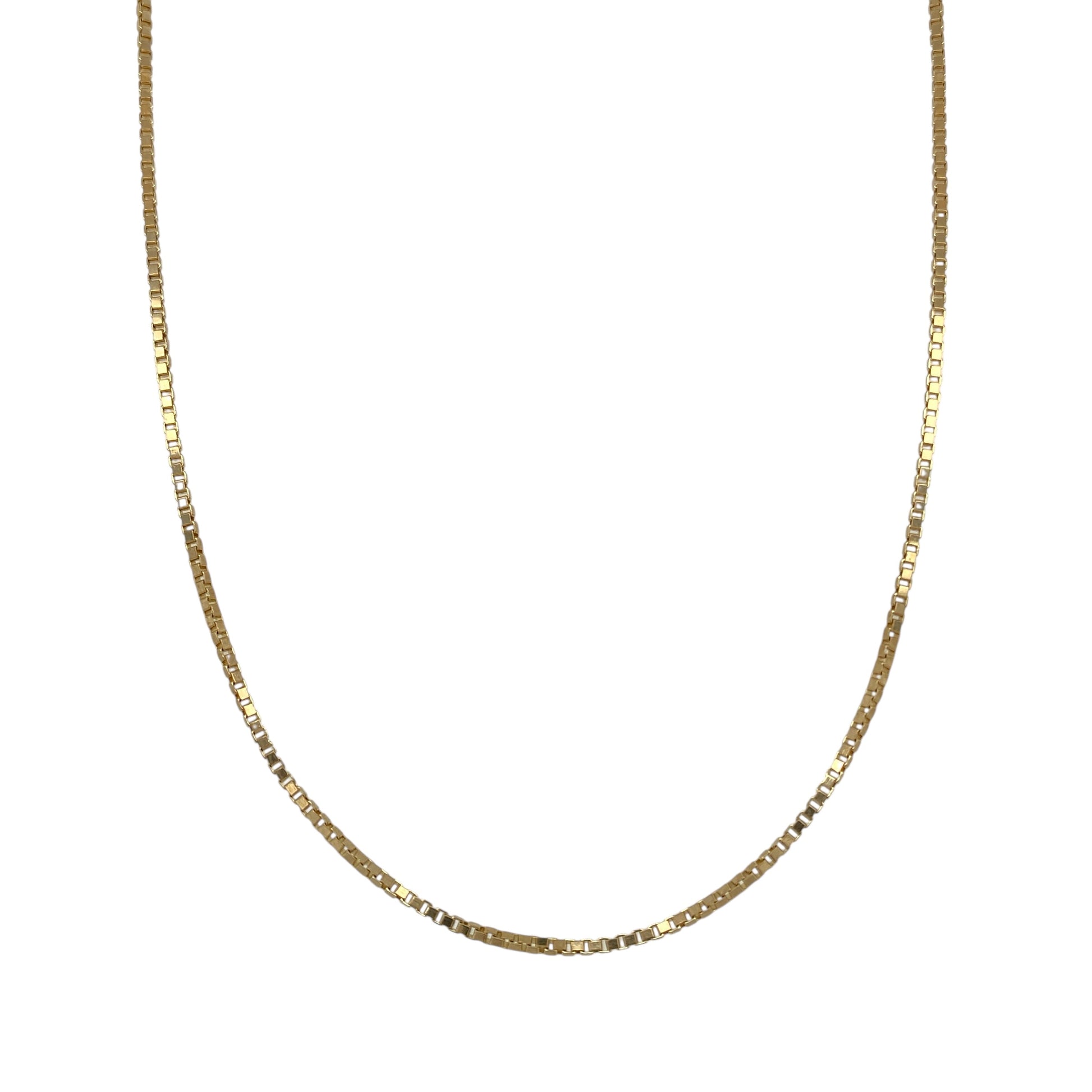 9ct Gold 16" Box Chain