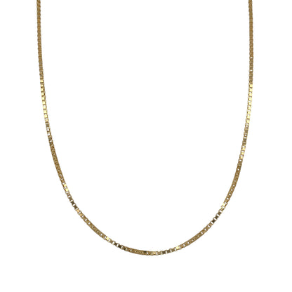 9ct Gold 16" Box Chain