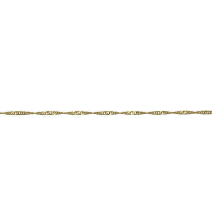 14ct Gold 18" Singapore Chain