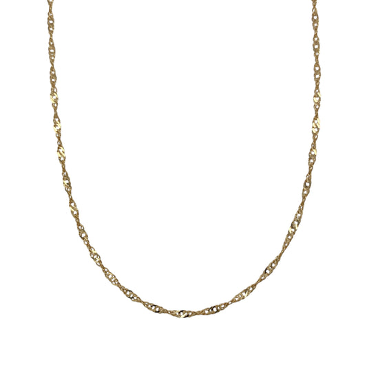 9ct Gold 24" Singapore Chain