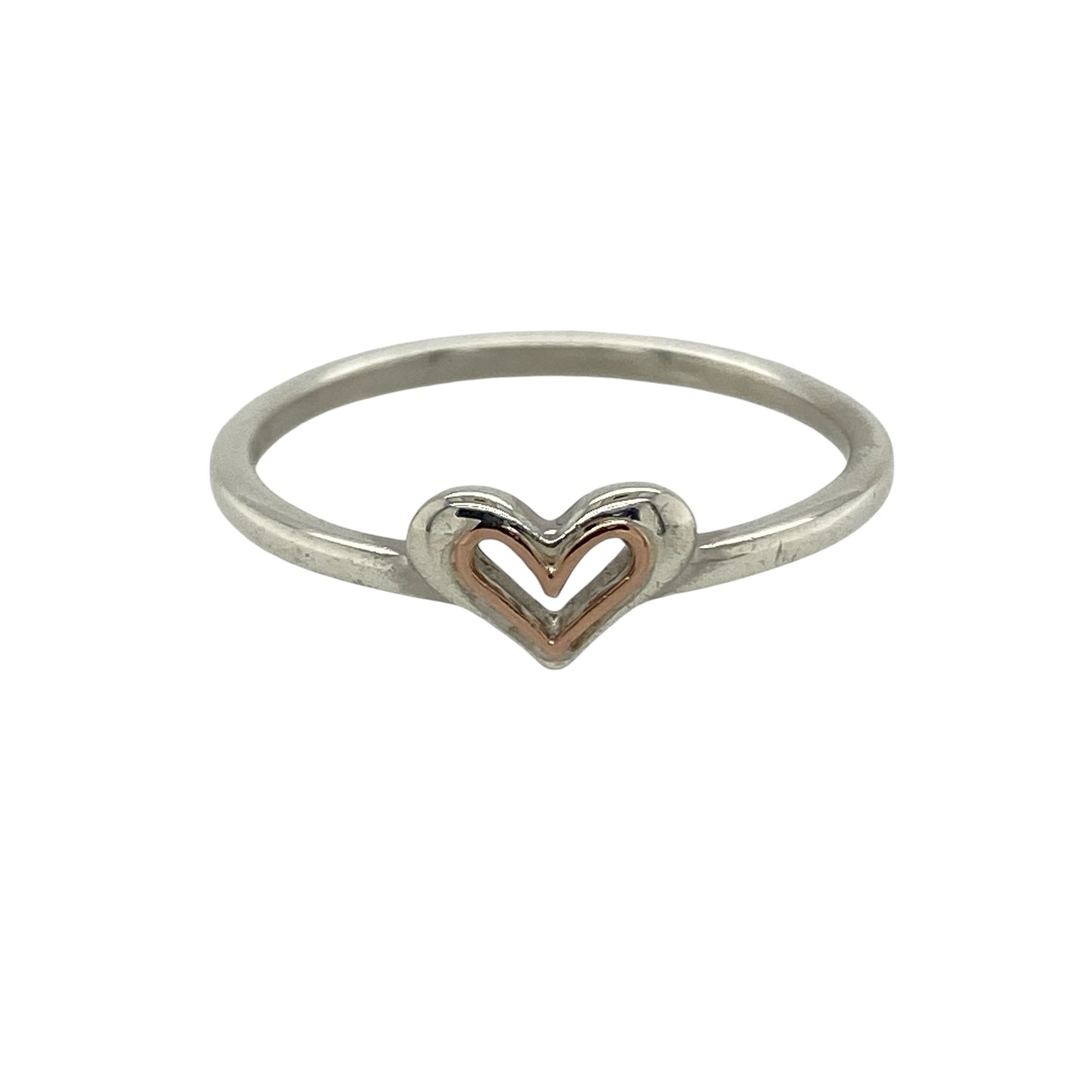 925 Silver Clogau Open Heart Ring