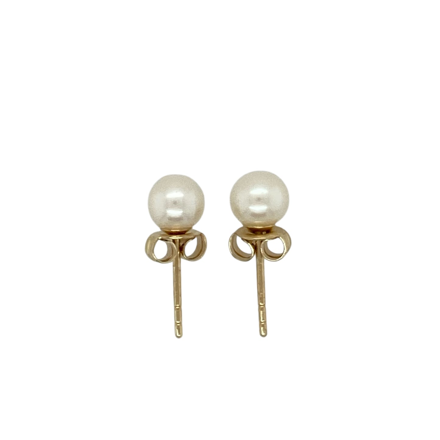 9ct Gold & Pearl Stud Earrings