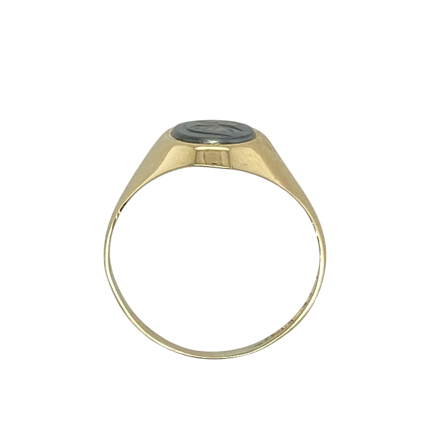 9ct Gold & Hematite Centurion Signet Ring
