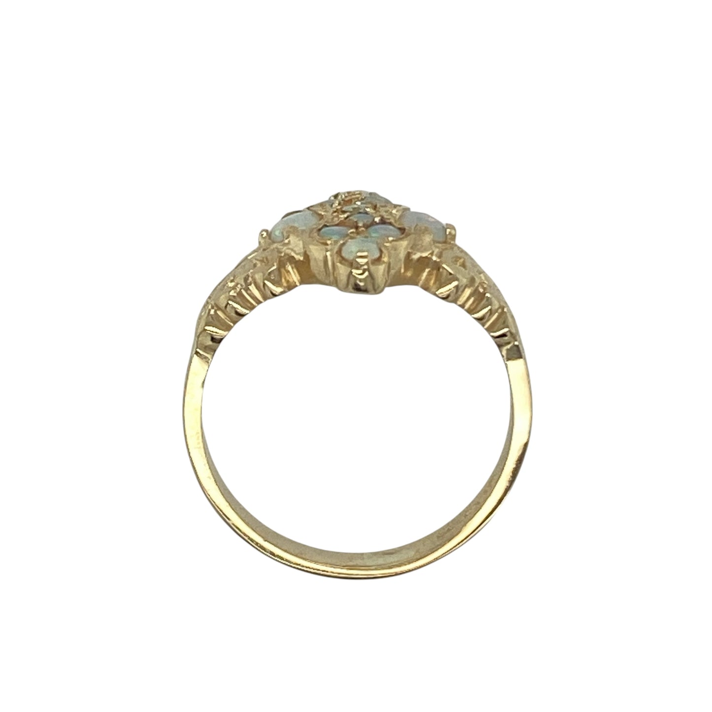 9ct Gold Opalique Vintage Style Ring