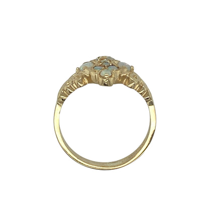 9ct Gold Opalique Vintage Style Ring