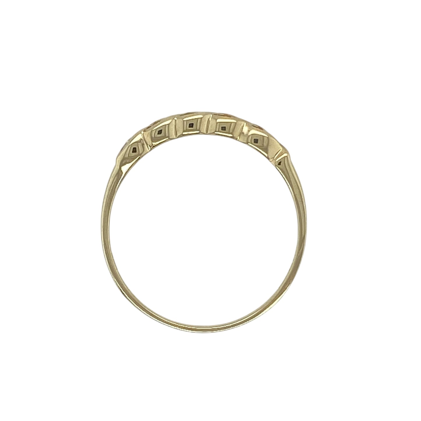 9ct Gold Diamond Set Band Ring