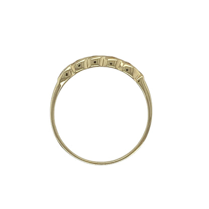 9ct Gold Diamond Set Band Ring