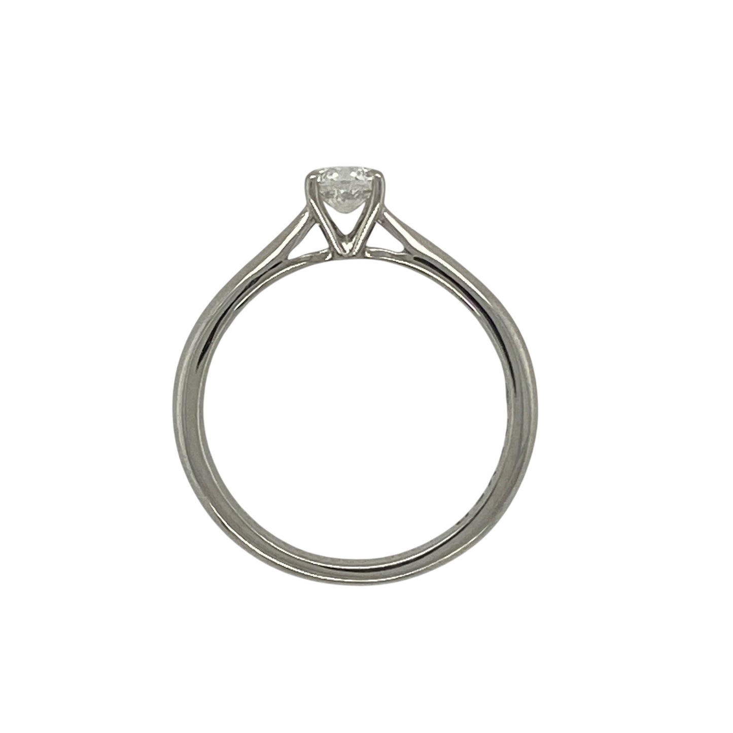 Platinum Brilliant Cut Diamond Set Solitaire Ring
