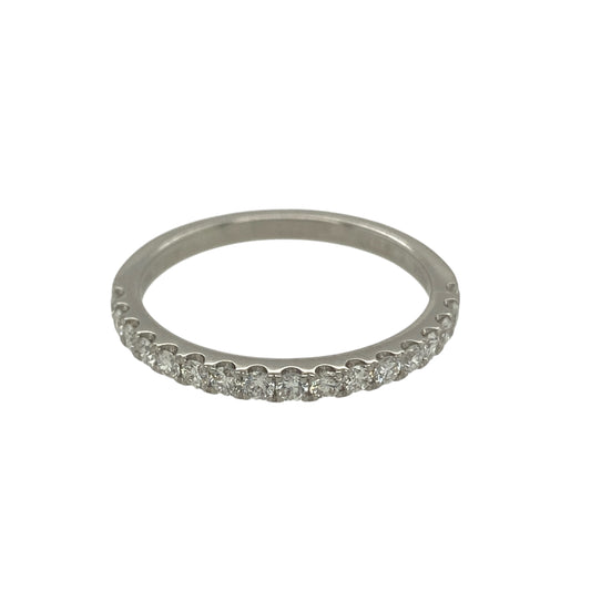 Platinum Diamond Set Band Ring