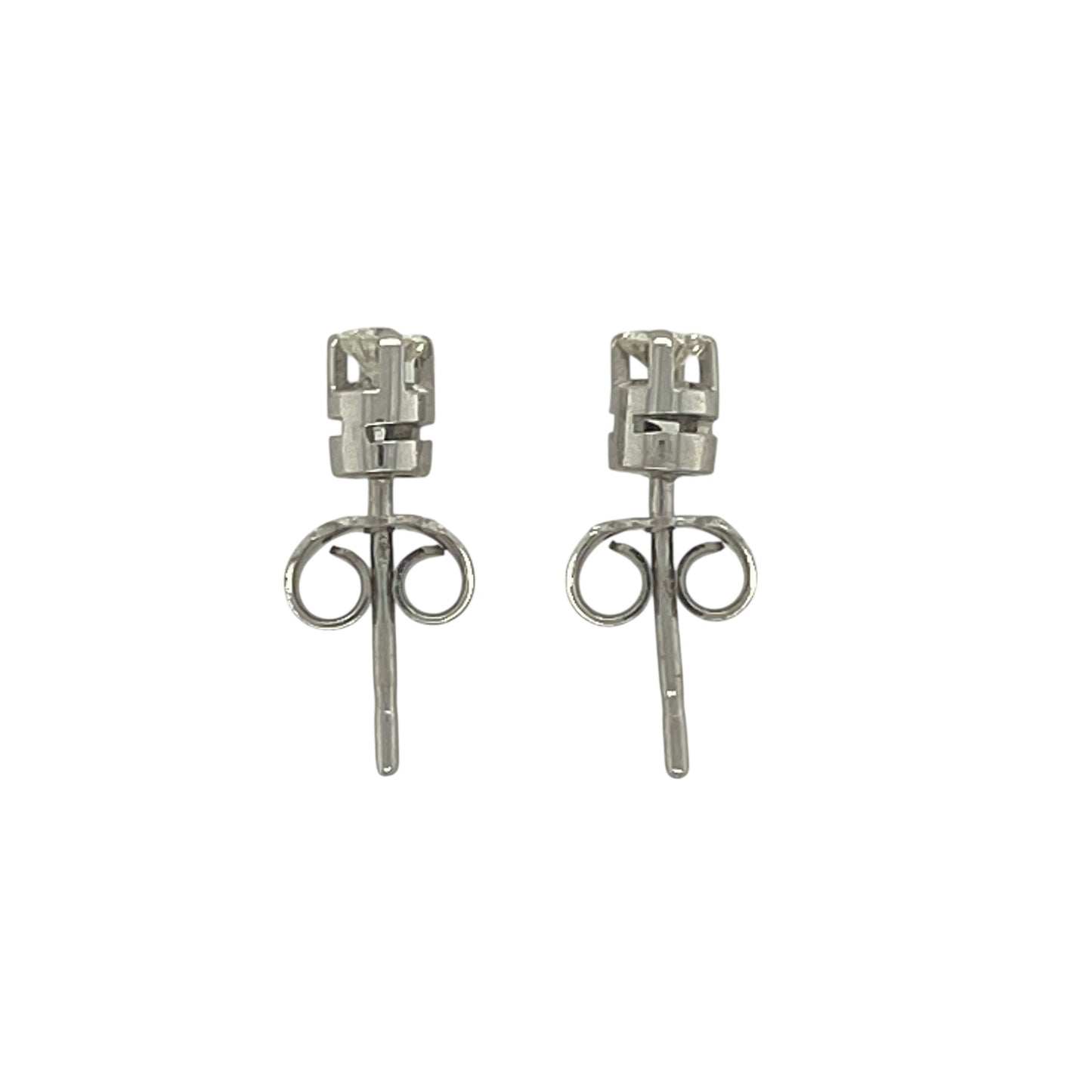 18ct White Gold & Diamond Set Stud Earrings