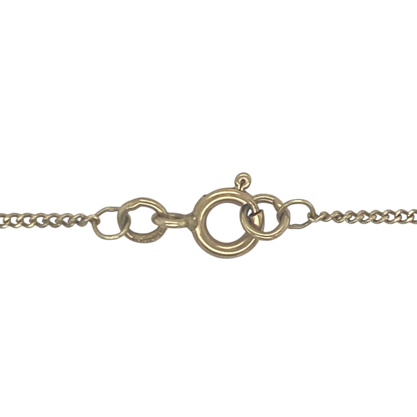 9ct Gold & Amber Set 16" Necklace