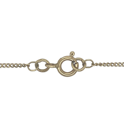 9ct Gold & Amber Set 16" Necklace