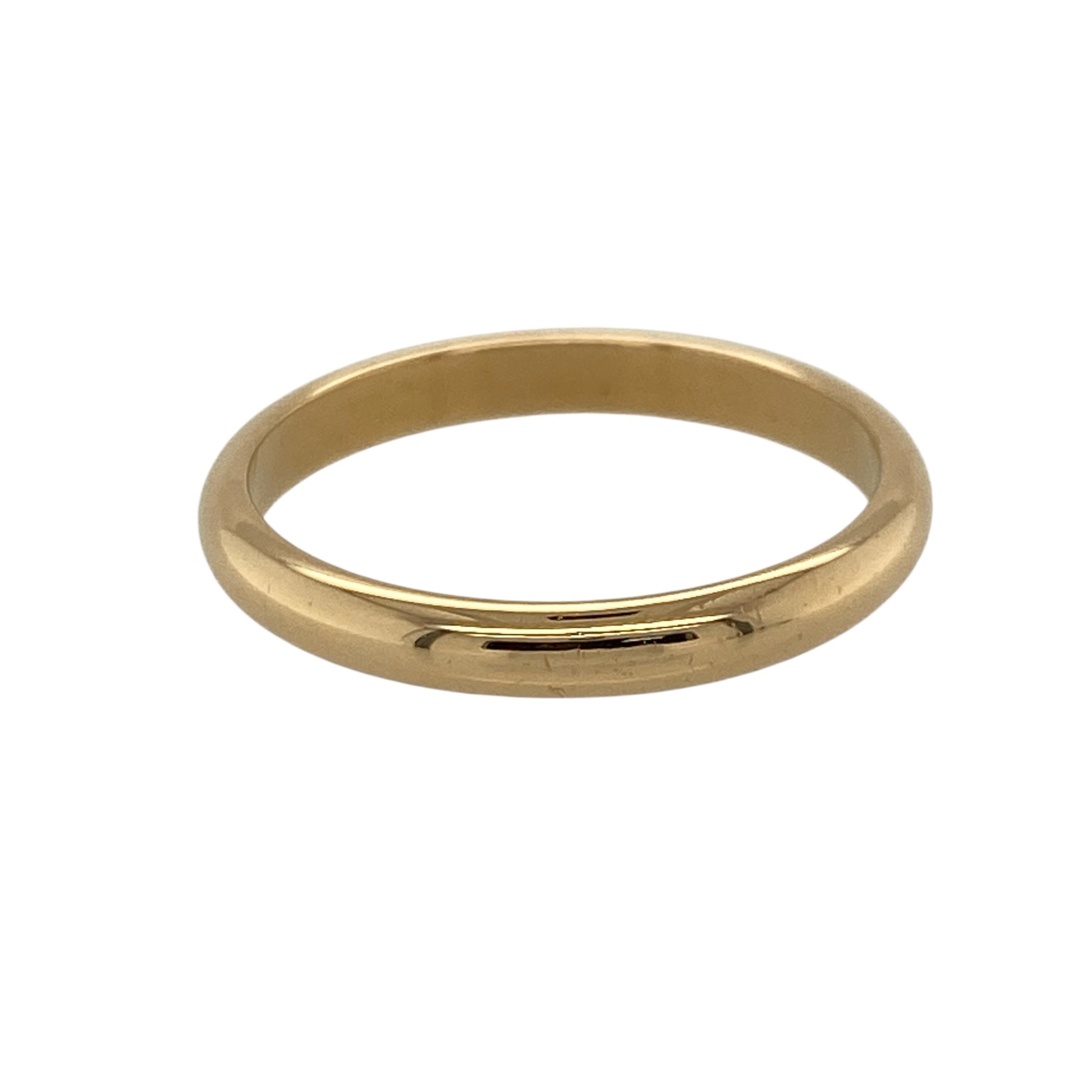 18ct Gold 2.5mm Wedding Band Ring