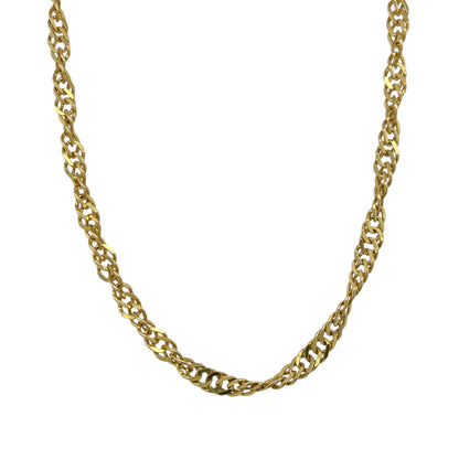 9ct Gold 18" Singapore Chain