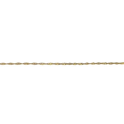 9ct Gold 22" Singapore Chain