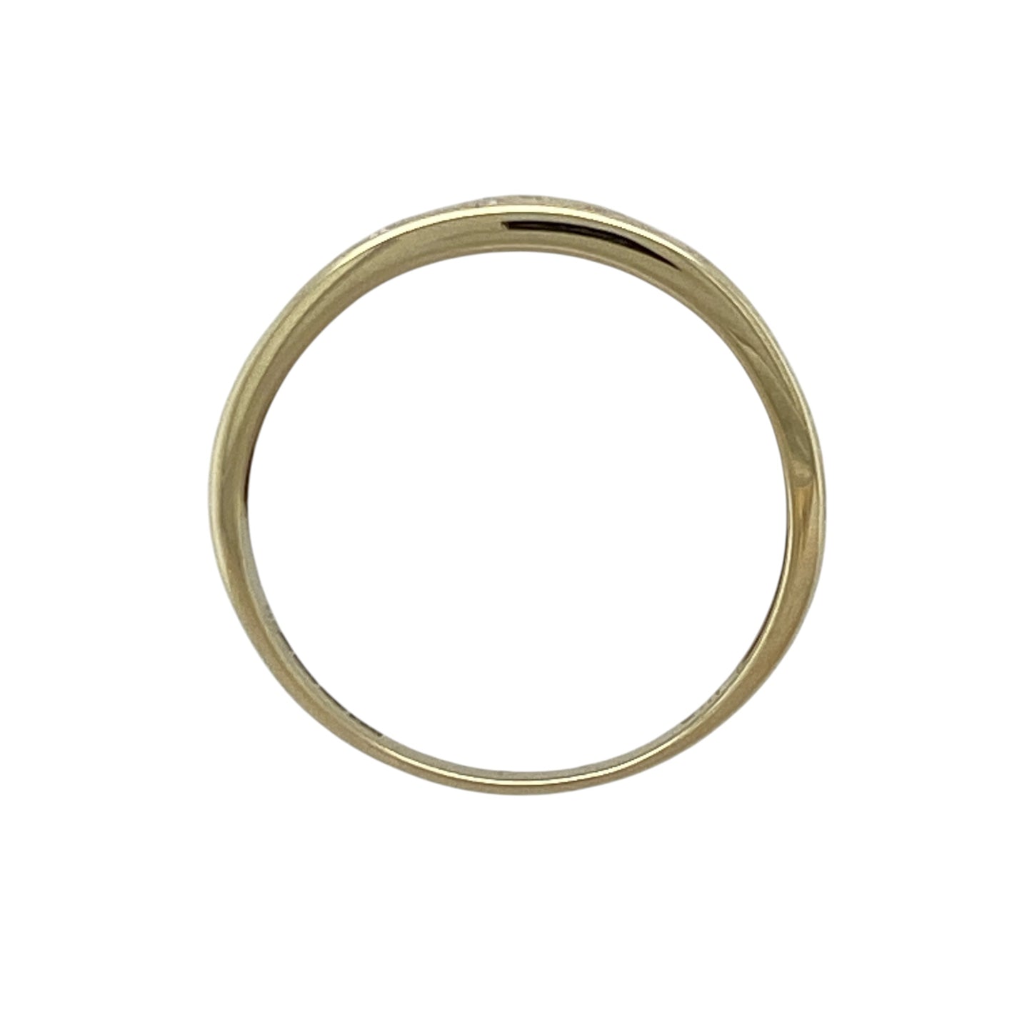 9ct Gold & Diamond Celtic Band Ring