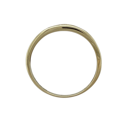 9ct Gold & Diamond Celtic Band Ring