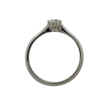 Platinum & Diamond Set Solitaire Ring