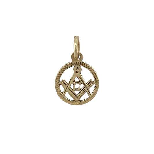 9ct Gold Masonic Pendant
