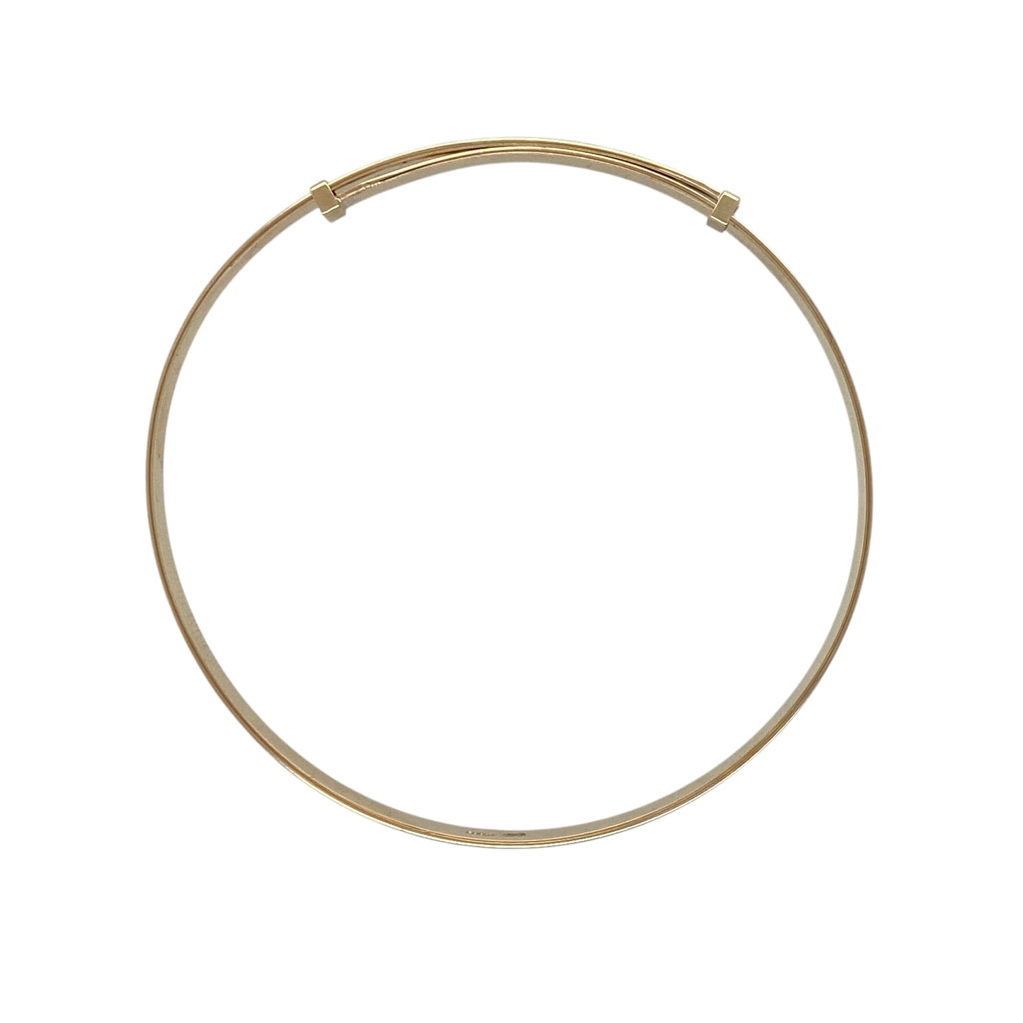 9ct Gold Patterned Expanding Bangle