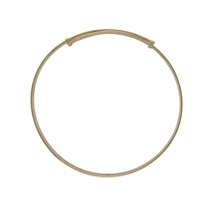 9ct Gold Patterned Expanding Bangle