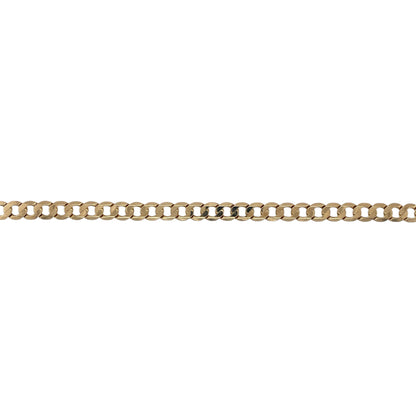 9ct Gold 7" Curb Bracelet