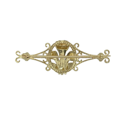 Add a meaningful and eye-catching piece to your jewellery collection with this pre-owned 9ct yellow gold cubic zirconia set Welsh Three Feathers brooch, combining national symbolism with elegant sparkle—perfect for special occasions or as a thoughtful gift.

Design: The brooch features the iconic Welsh Three Feathers motif, symbolising heritage and pride, enhanced with cubic zirconia stones for added brilliance.