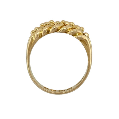 18ct Gold Keeper Ring
