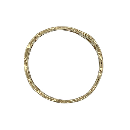 9ct Gold Open Celtic Knot Band Ring