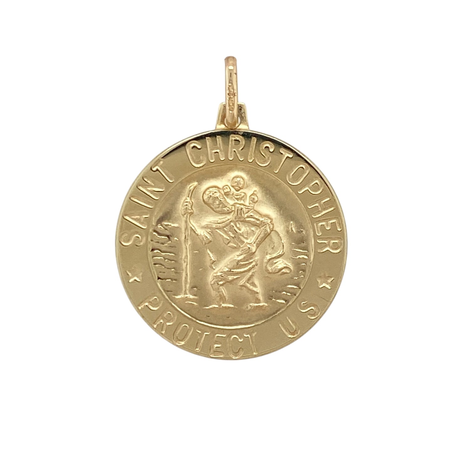 9ct Gold St Christopher Pendant