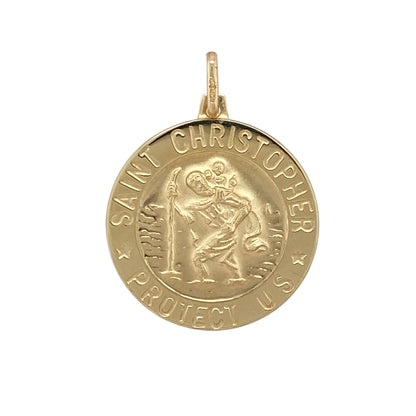 9ct Gold St Christopher Pendant