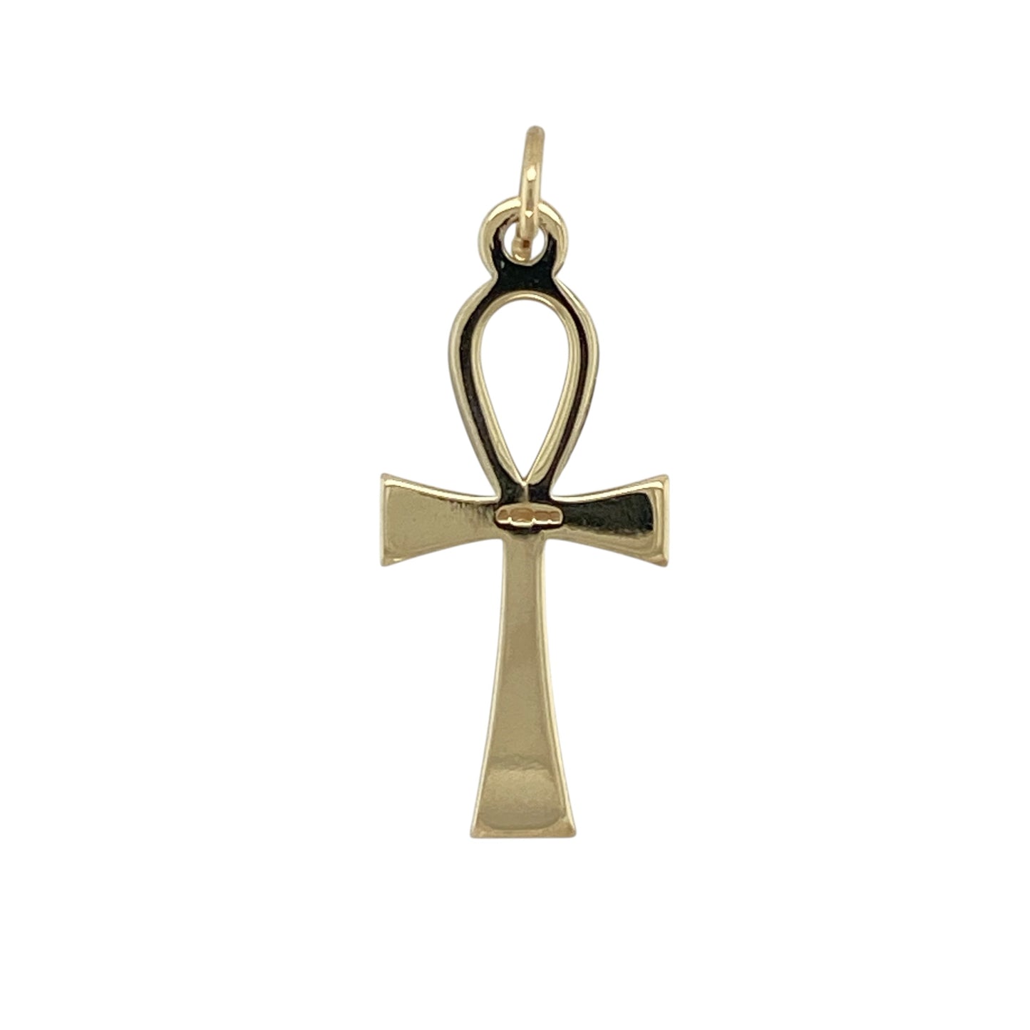 Add a meaningful and distinctive piece to your jewellery collection with this pre-owned 9ct yellow gold ankh pendant, symbolising life and eternity—perfect for everyday wear or as a thoughtful gift.

Design: The pendant features the iconic ankh symbol, an ancient Egyptian emblem representing life and immortality, with a clean and timeless shape.
Material: Made from 9-carat yellow gold, it has a polished finish that enhances its warm tone and classic appeal.