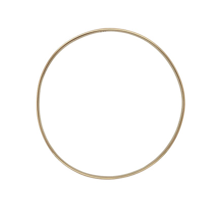 9ct Solid Gold Plain Bangle