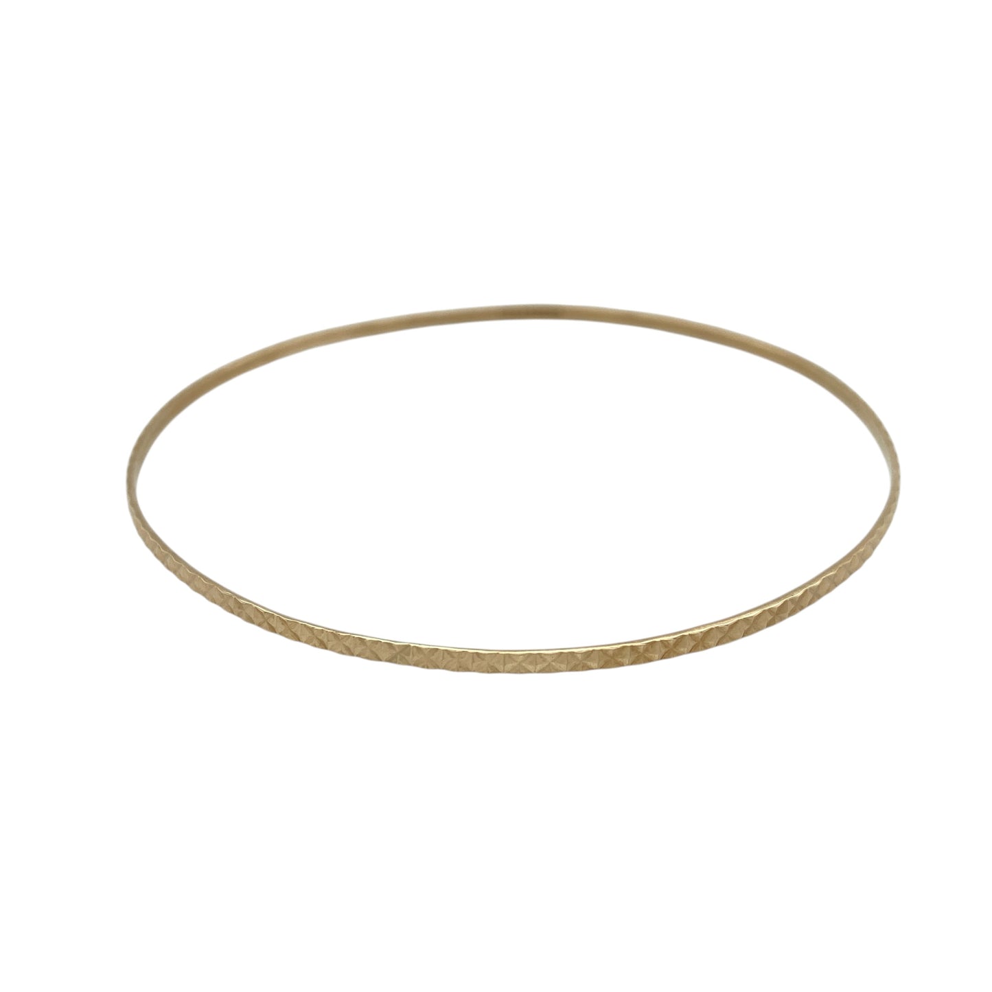 9ct Solid Gold Patterned Bangle