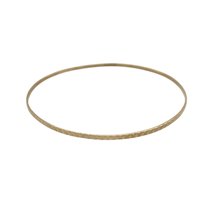 9ct Solid Gold Patterned Bangle