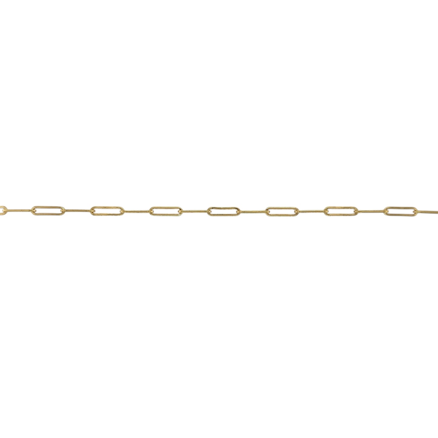 9ct Gold 7.5" Paperclip Bracelet