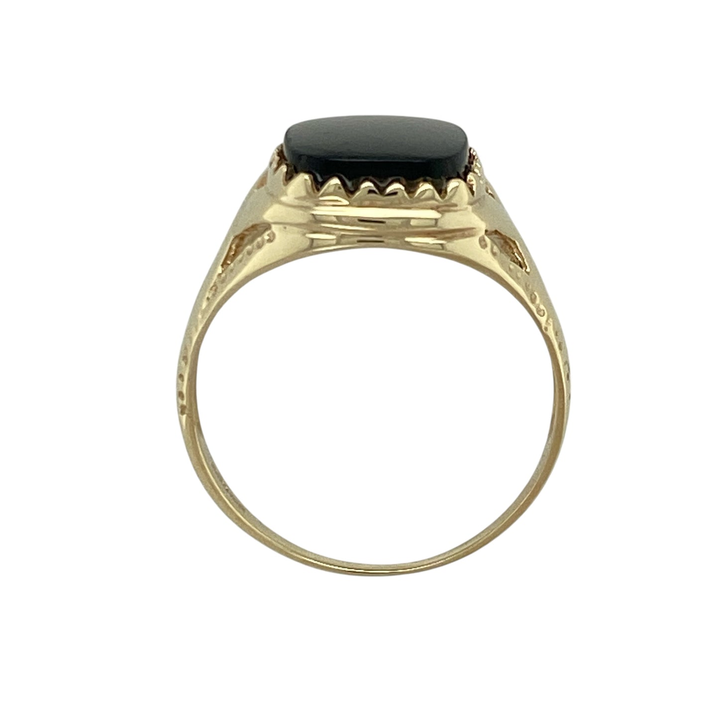 9ct Gold & Onyx Set Signet Ring